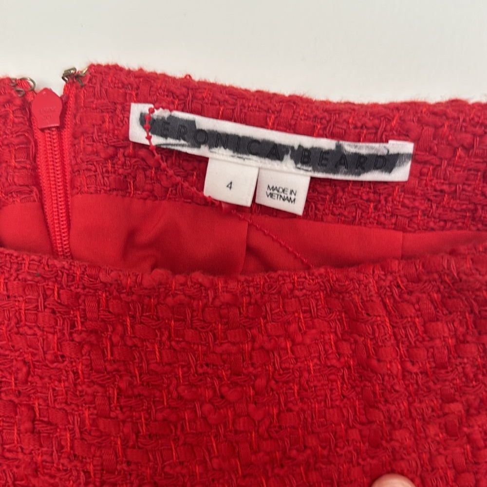 Veronica Beard Roman Tweed Mini Skirt - Picture 8 of 9